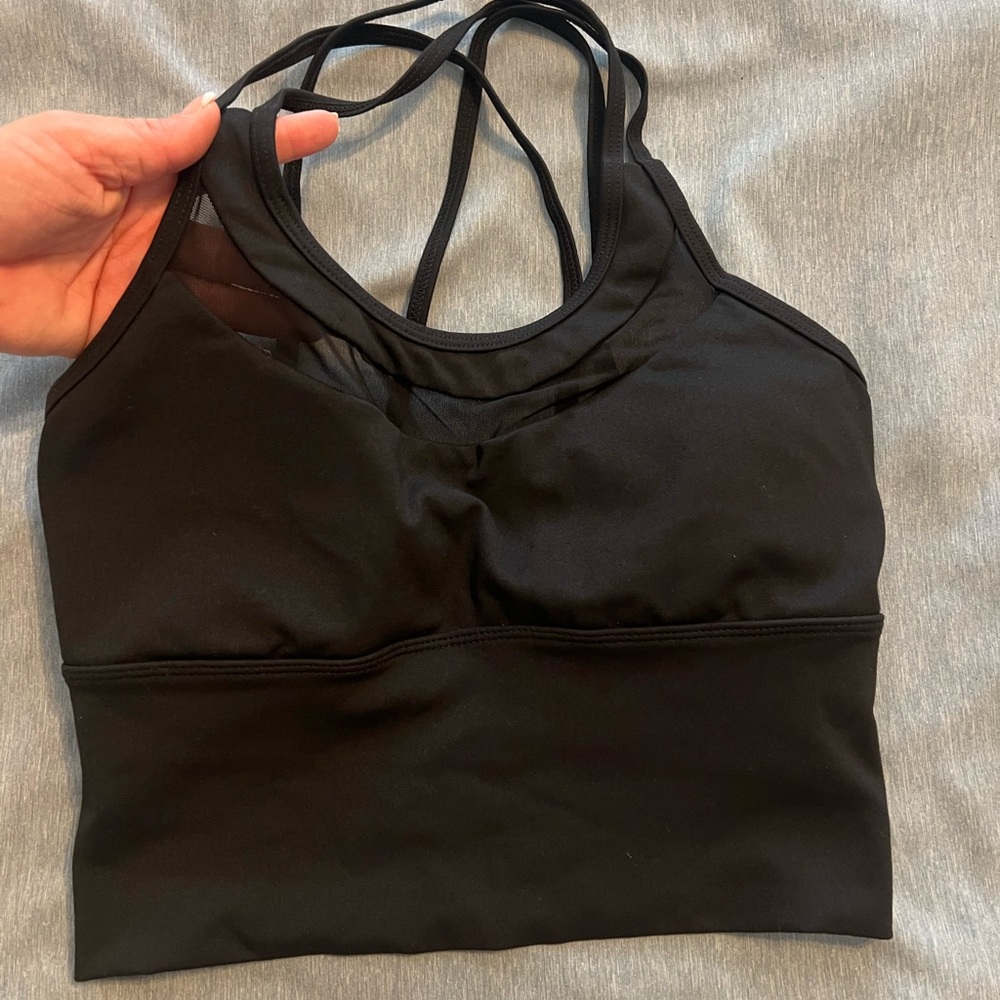 Black Women's Sports Bra